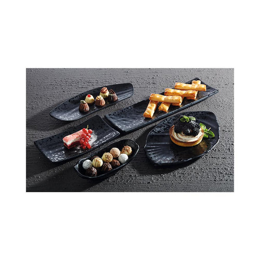 GLAMOUR Platte (oval) - 30 x 19  x 1,5 cm - Melamin