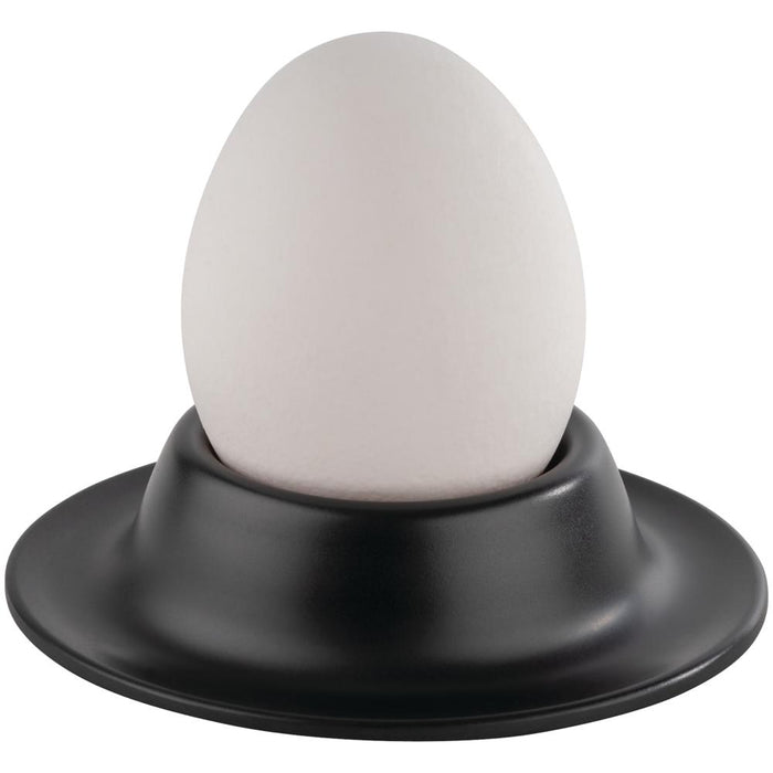 EGGY Eierbecher - (Ø 8,5  x 2 cm) - Melamin - Schwarz/Matt