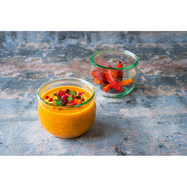 WECK Tulpenglas # 744 - 580 ml (6er Set mit Deckel / RR 100 mm)