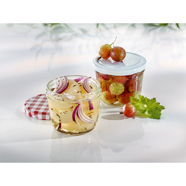 Deckel für Schraubverschluss-Glas Ø 8 cm - Weiß