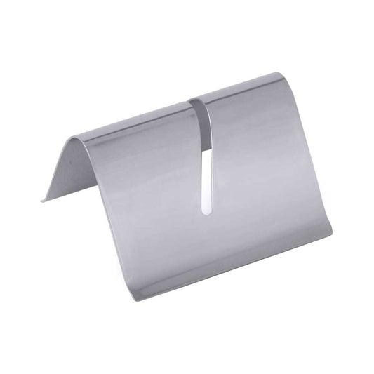 Kartenhalter geschlitzt - CNS 18/10 - 8 x 3 cm