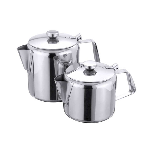 Teekanne (mit Scharnierdeckel) - CNS 18/10 - Inhalt 0,3 l - Höhe 8,5 cm