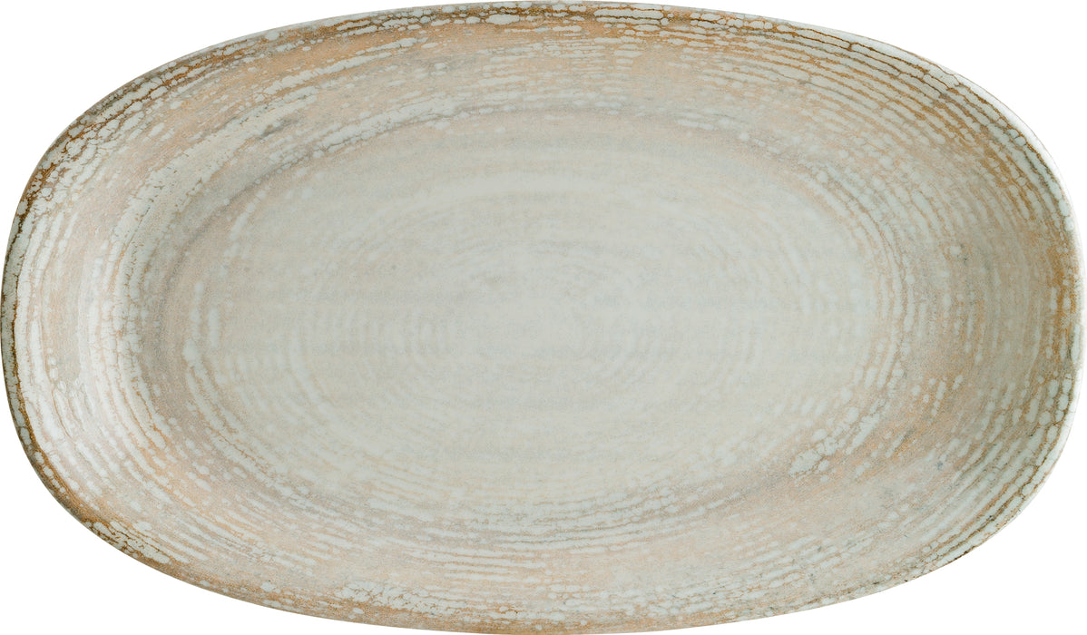 PATERA Platte, oval - 29 x 17 cm - Beige