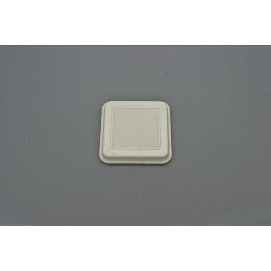 EURO Auflagedeckel 11 x 11 cm - grau (PP) - Steg innen