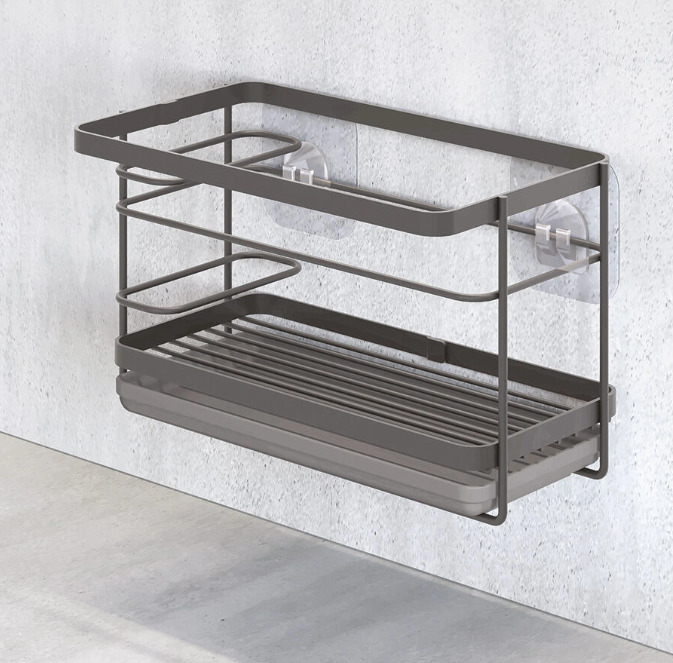 TOKYO LAVA Spülbecken Organizer U-Fix - beschichteter Stahl - 23 x 13 x 14 cm