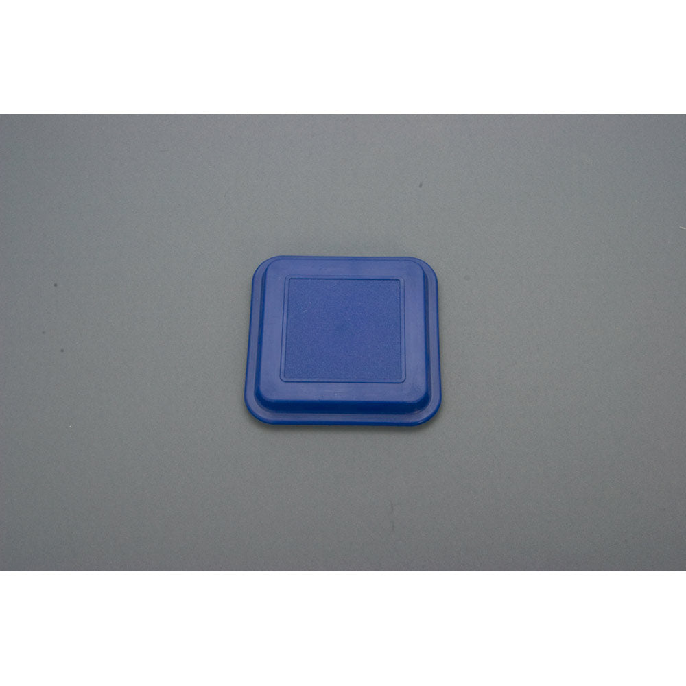 EURO Auflagedeckel 11,7 x 11,7 cm - Blau (PP)
