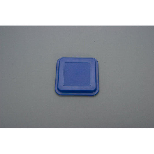 EURO Auflagedeckel 11,7 x 11,7 cm - Blau (PP)