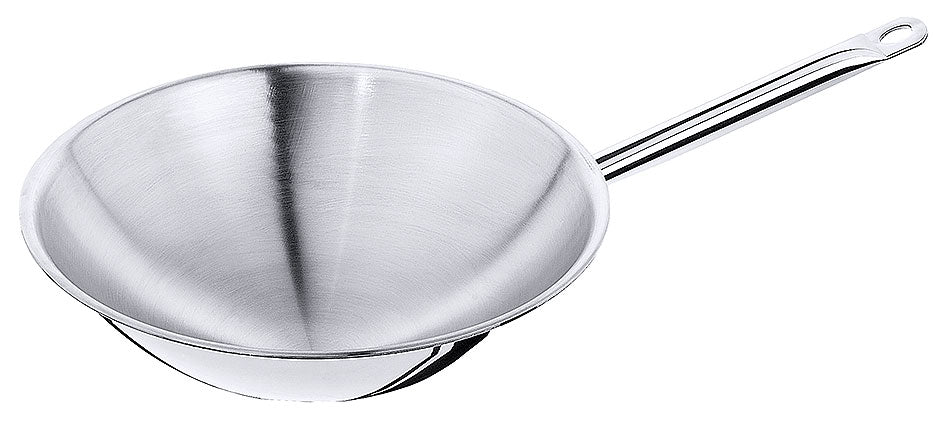 Wok Ø 36 x 9 cm - 5 l, Boden gerundet