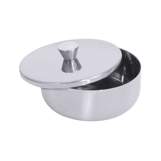Kandisdose CNS 18/10  0,25 l  Ø 10 x 4,5 cm  Edelstahl Behälter für Kandiszucker