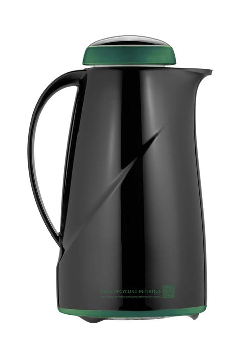 GREEN WAVE Isolierkanne 1,0 l - Schwarz