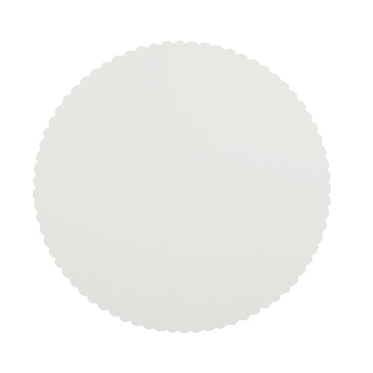 Tortenunterlagen Pappe rund Ø 32 cm - Weiß (5 x 100 Stück)