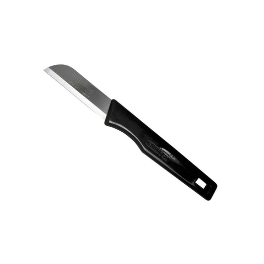 Küchenmesser glatt - Klinge 6 cm - Schwarz