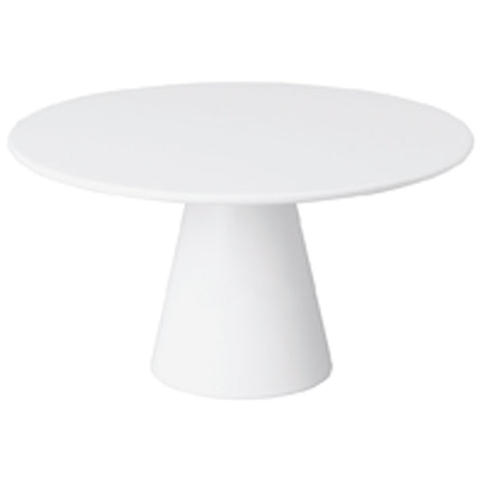 CASUAL Servier- & Tortenplatte - Ø 31 x 16 cm (Melamin weiß)