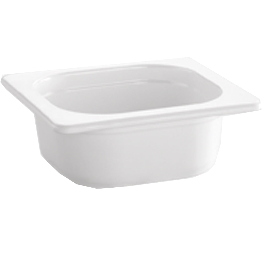 SMART LINE Melaminbehälter GN 1/6 - 065 mm - Weiß (0,8 l)