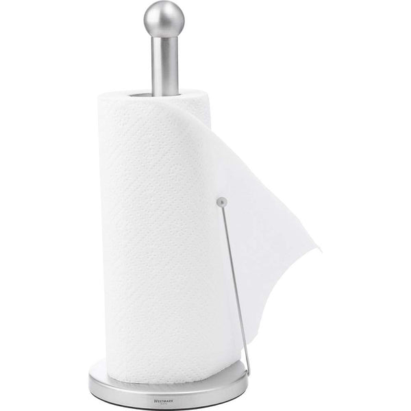 Küchenrollenhalter Ø 15 cm - gebürsteter Edelstahl