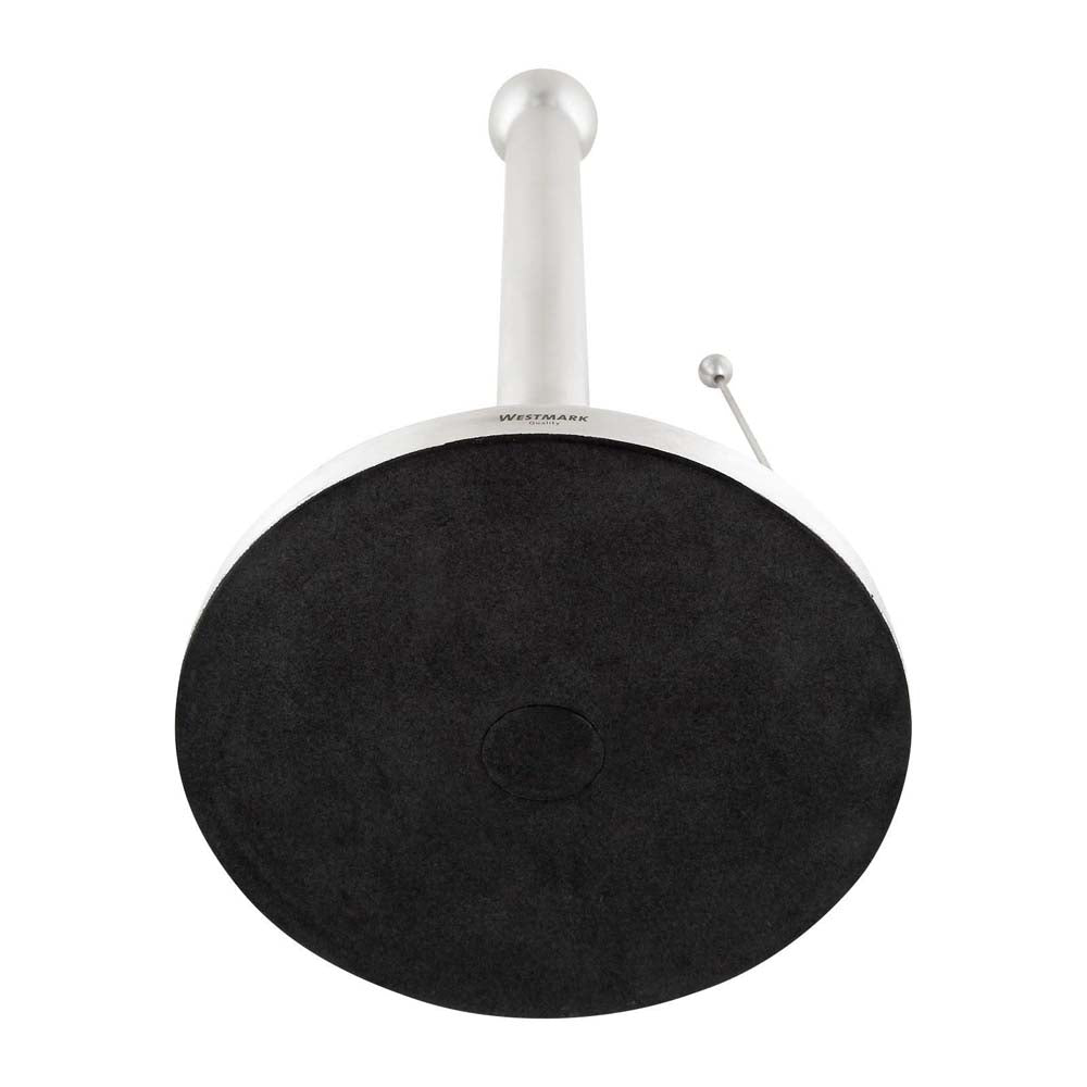 Küchenrollenhalter Ø 15 cm - gebürsteter Edelstahl