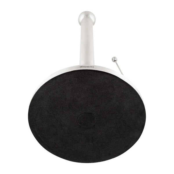 Küchenrollenhalter Ø 15 cm - gebürsteter Edelstahl