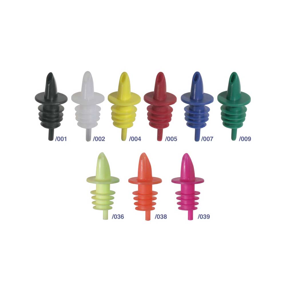 Ausgießer - Durchlauf Ø 4 mm, Länge 7 cm - Schwarz