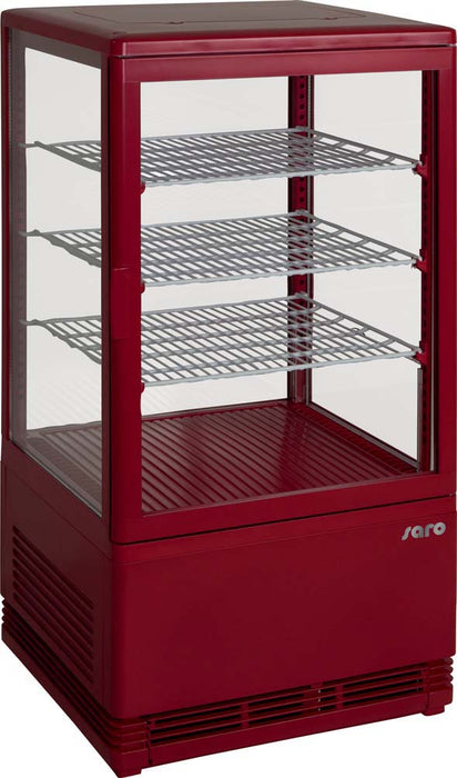 PROFILINE Mini-Umluftkühlvitrine SC 70 red