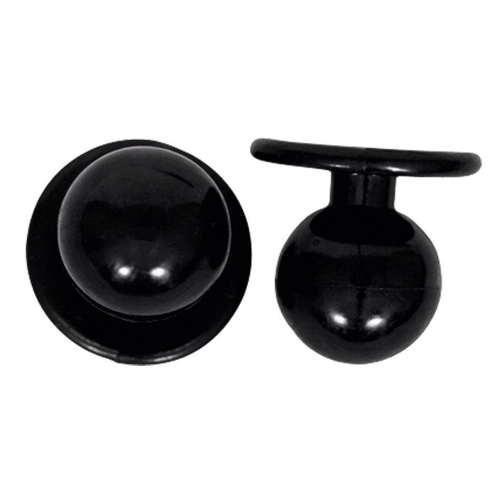 Kugelknöpfe unifarben - weiß (12 Stück)