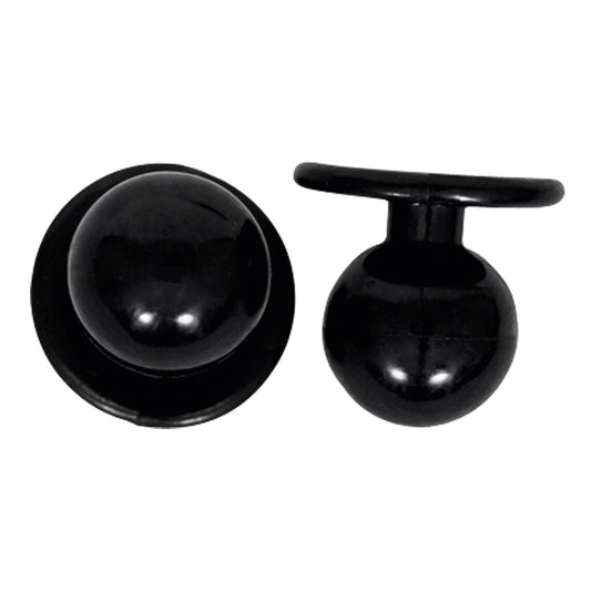 Kugelknöpfe unifarben - weiß (12 Stück)