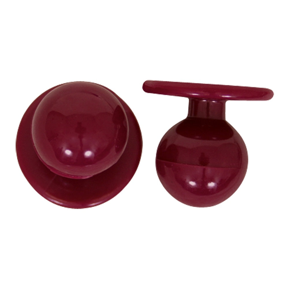 Kugelknöpfe unifarben - weiß (12 Stück)