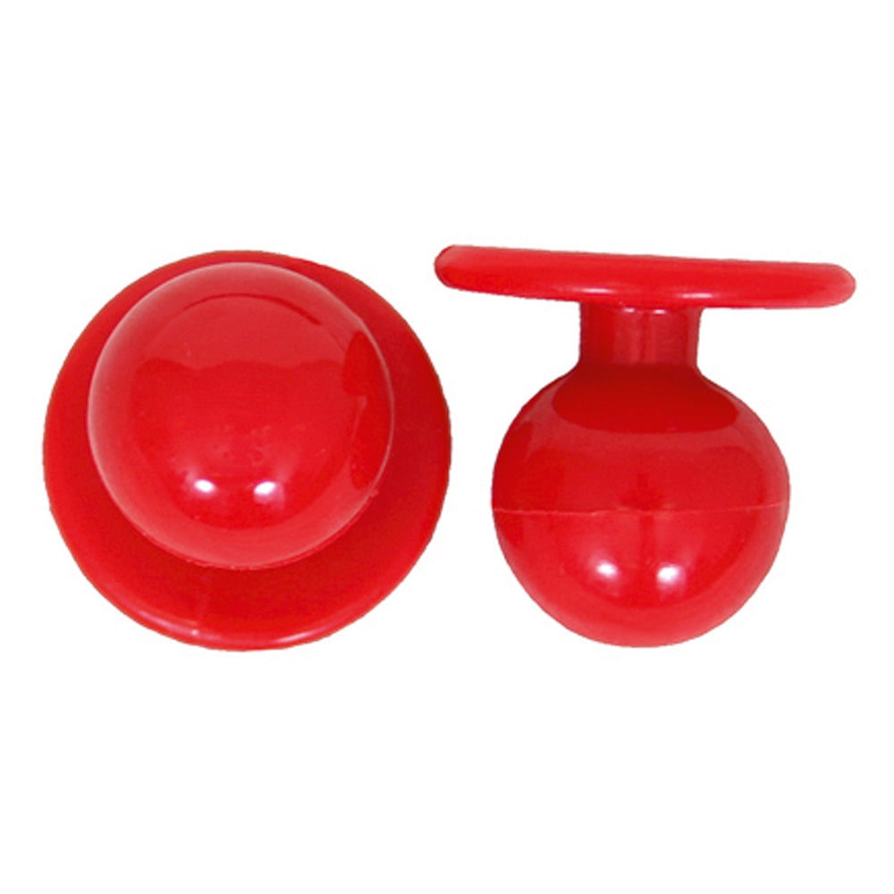 Kugelknöpfe unifarben - weiß (12 Stück)