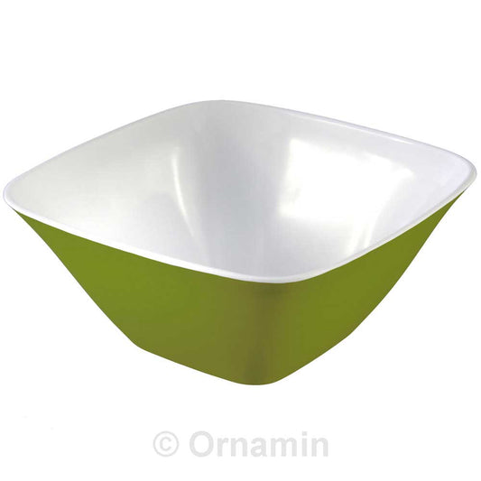 MODELL 642 Schüssel 1,2 l - Grün-Weiß (Melamin)