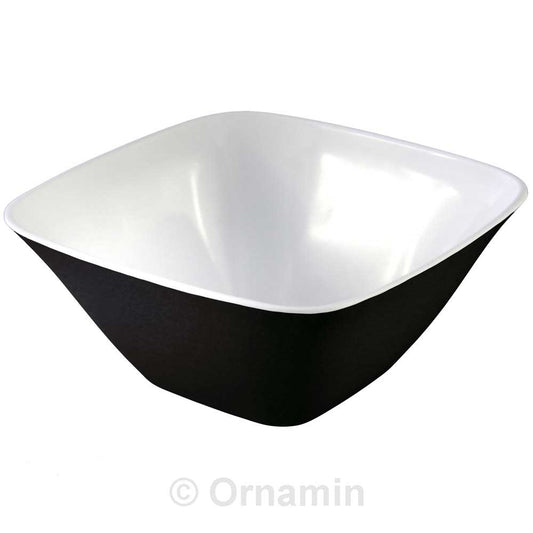 MODELL 642 Schüssel 1,2 l - Schwarz-Weiß (Melamin)