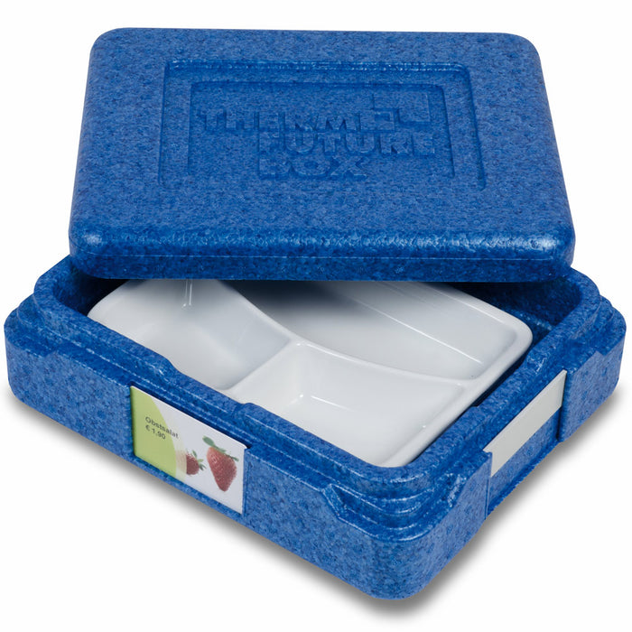 MENÜ 1x1 Thermobox - Nutzhöhe 5 cm - Blau