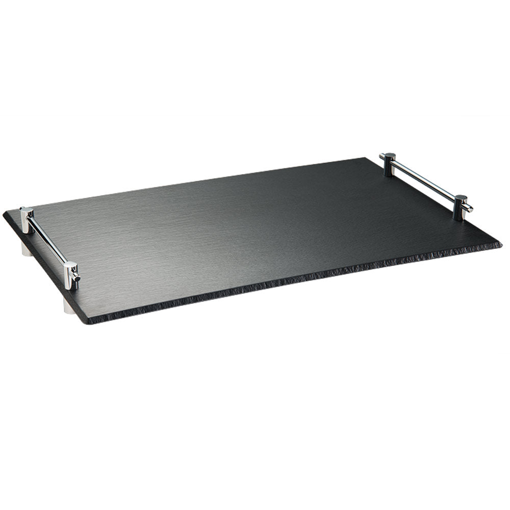 SCHIEFERDESIGN Stapeltablett GN 1/1 - 53 x 32,5 x 6 cm, Melamin - Schwarz