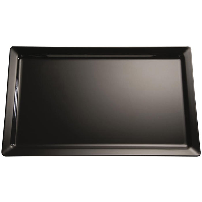 PURE Tablett GN 1/2 - 32,5 x 26,5 cm, Melamin - Schwarz