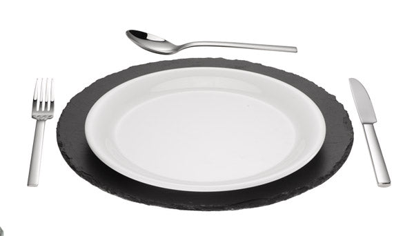 Servierplatte - Ø 33 cm - Naturschiefer