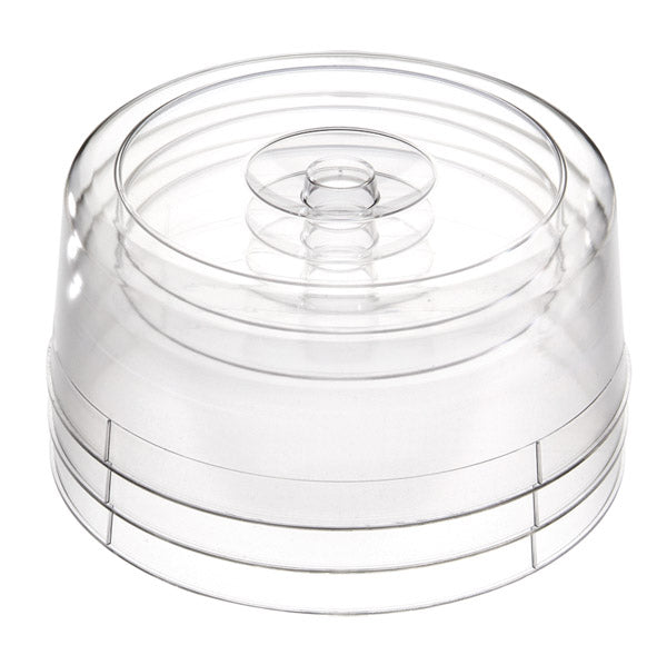 Abdeckhaube Ø 30 x 11,5 cm , PS - Transparent