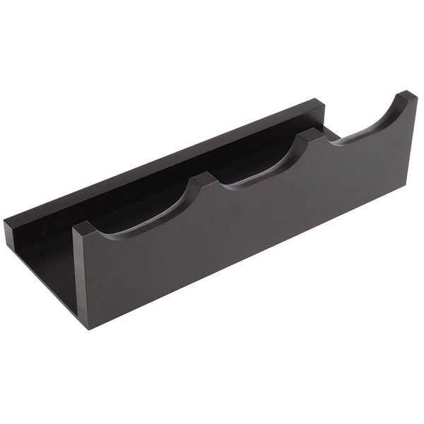 Cerealienbar 43 x 17 x 13,5 cm, wengefarben mit drei Gläsern