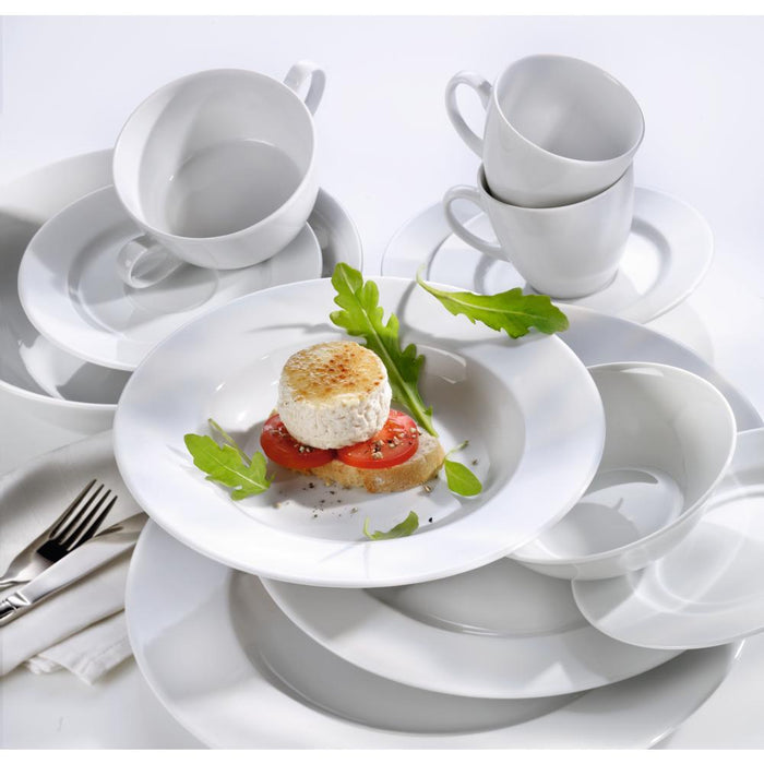 BISTRO Platte, (mit Fahne) - oval - (35,5 x 24,3 x 2,6 cm)