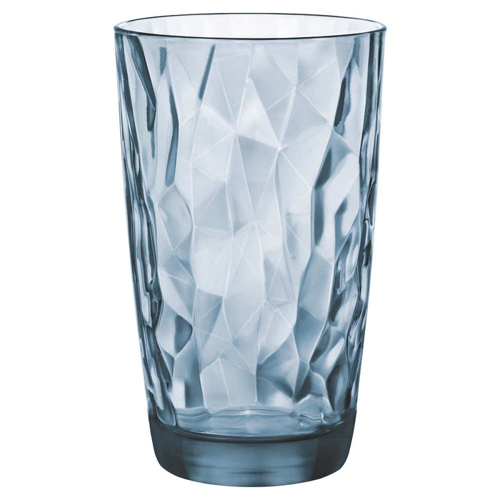 DIAMOND Longdrinkglas 47 cl (Ø 8,52 x 14,35 cm) - Blau