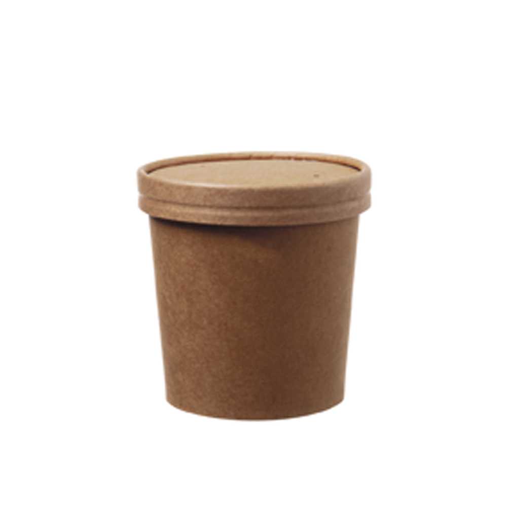 SOUP TO GO Becher Pappe/PLA 350 ml (25 Stück)