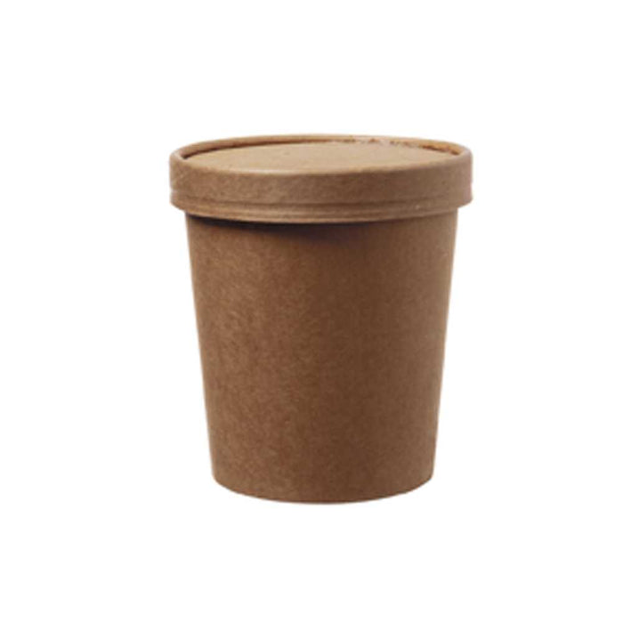 SOUP TO GO Becher Pappe/PLA 470 ml (25 Stück)