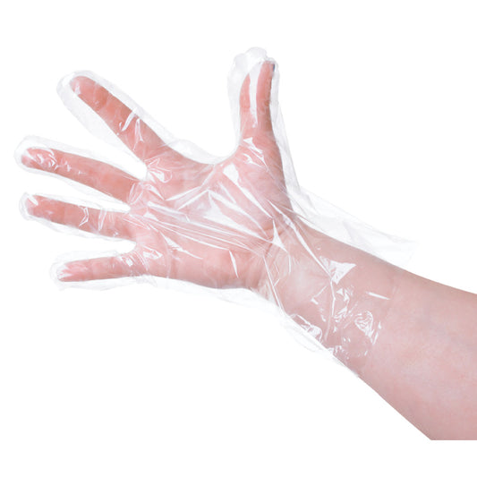 Einmalhandschuhe transparent Universal-Größe (100 Stück)