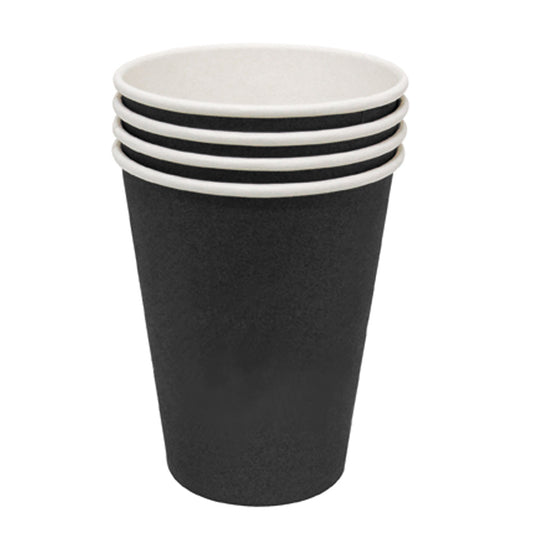 Kaffeebecher "To Go" - 230 ml - Schwarz (1000 Stück)
