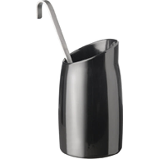 CASUAL Dressingtopf Melamin - Inhalt 1,0 Liter (Ø 12 x 21,5 cm) - Schwarz