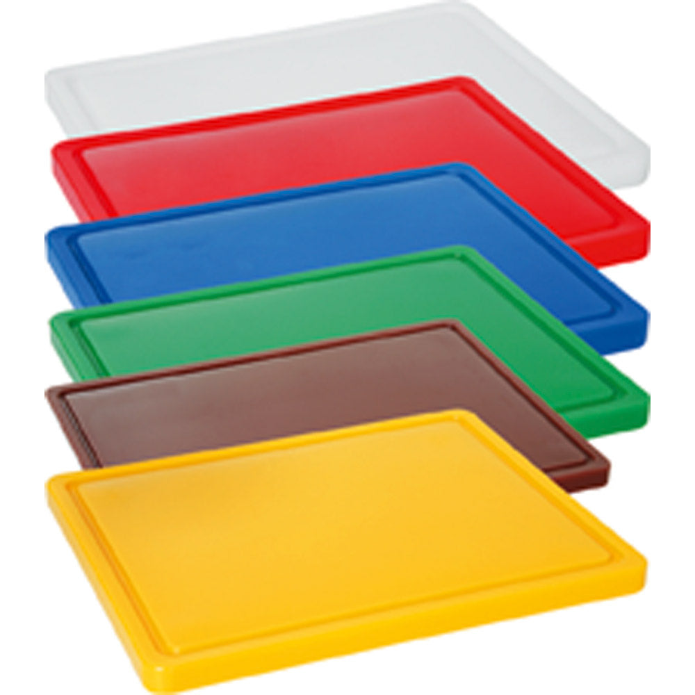 Schneidbrett m. Saftrille, 53 x 32,5 x 1,5 cm - Rot