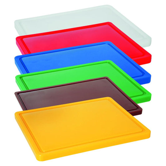 Schneidbretter m. Saftrille-Set 53 x 32,5 cm - 7-teilig