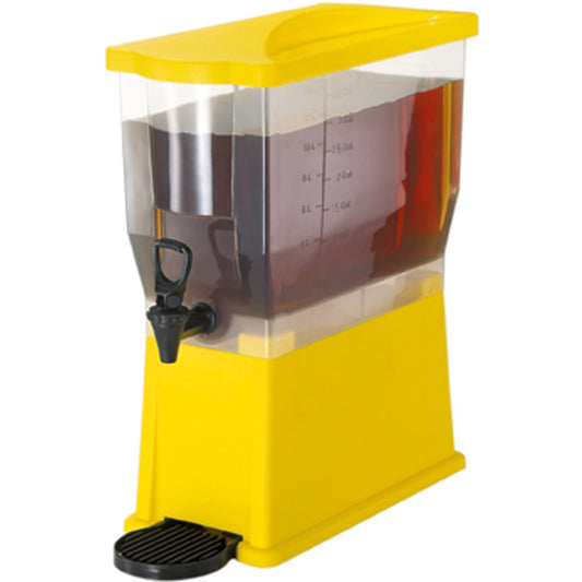 Saftdispenser 14 L Inhalt, skaliert, Gelb (PP)