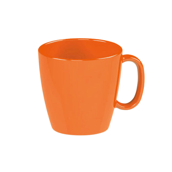 DURABEL / BISTRO Tasse bzw. Henkelbecher Ø 8,1 x 7,9 cm - Inhalt 23 cl, PBT-Kunststoff - Orange