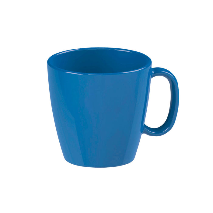 DURABEL / BISTRO Tasse bzw. Henkelbecher Ø 8,1 x 7,9 cm - Inhalt 23 cl, PBT-Kunststoff - Blau