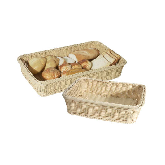 Flechtkorb - PP-natur - GN 1/2 - 8 cm