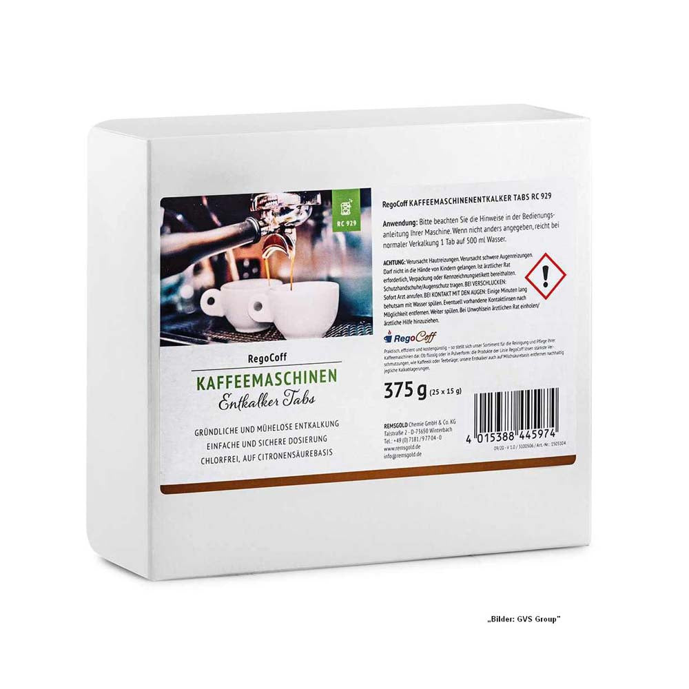 Kaffeemaschinenentkalker Tabs RC 929 - 25x15g /VPE