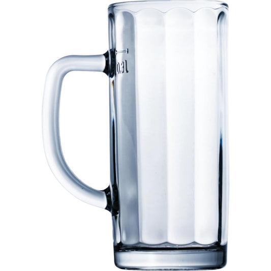 MINDEN Bierkrug 38 cl - (Ø 6,5 x 15,5 cm) - geeicht /-/  0,3 l